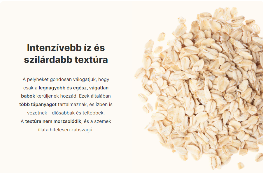 Vilgain Gluténmentes teljes kiőrlésű jumbo zabpehely 1